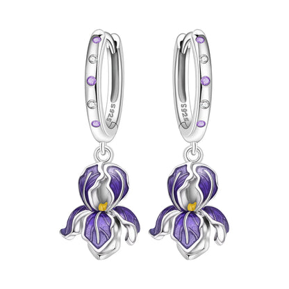 MISEFF S925 Sterling Silver Earrings Multiple Styles Exquisite Flower Earrings Original Fashion Jewelry Birthday Gift For Women