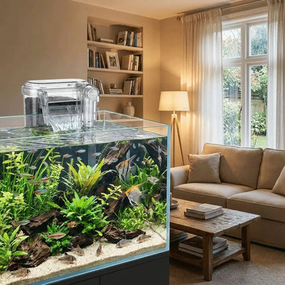 USB Plug Wall-hanging Filter Silent Operation Energy Efficient Fish Tank External Filters Waterfall Filter Circulating System