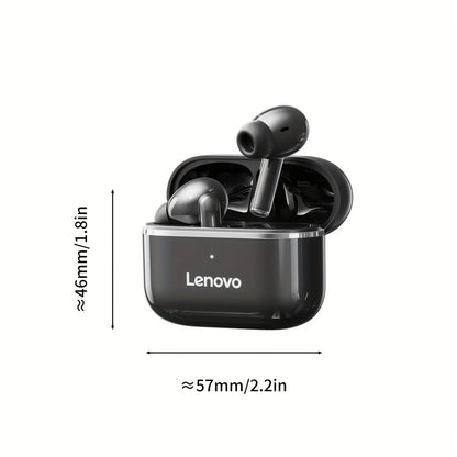 Lenovo Wireless Earbuds Low Latency Gaming Hd Call with Noise Reduction Mic Ear Design Long Standby Clear Communication Earphone
