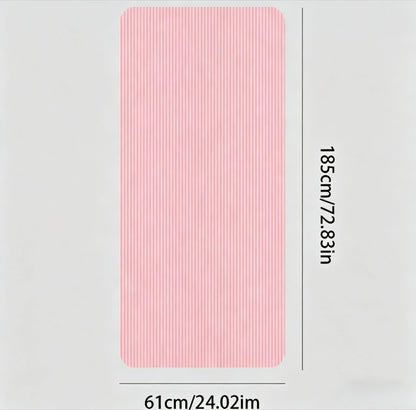 72 x 24 inch eco-friendly gym mat for women, 10mm thick double-sided textured yoga and pilates mat