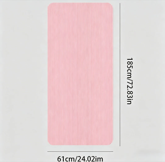 72 x 24 inch eco-friendly gym mat for women, 10mm thick double-sided textured yoga and pilates mat