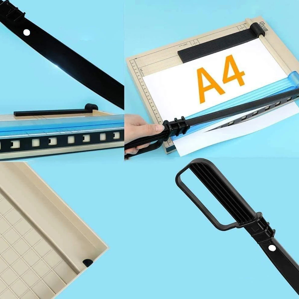 1pc Paper Cutter, Paper Cutter, Paper Photo Cutting Tool with Handle, Great for Paper, Labels, Photos and Cardstock
