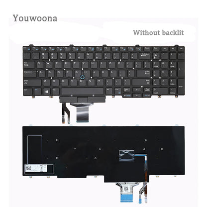 New Original Laptop Keyboard For DELL E5550 Precision 3510 3520 3530 M3510 7510 7710 M7720 M7520 E5570