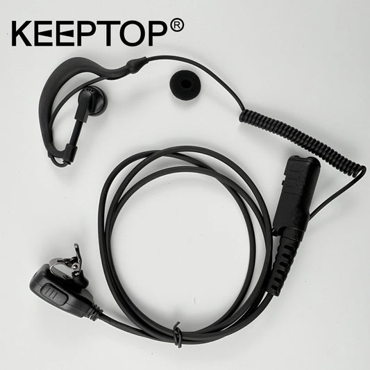 Earpiece Headset Mic For Motorola Radio DP2400 DP2600 XiR P6600 P6620 E8600 MTP3150 MTP3550 XPR3500 3300 Walkie Talkie Earphone