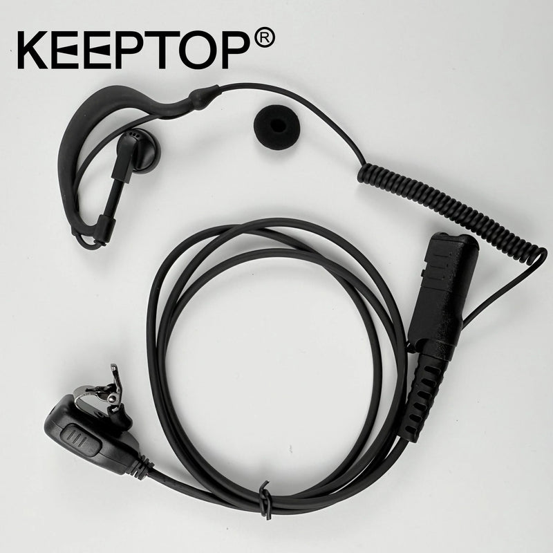 Earpiece Headset Mic For Motorola Radio DP2400 DP2600 XiR P6600 P6620 E8600 MTP3150 MTP3550 XPR3500 3300 Walkie Talkie Earphone