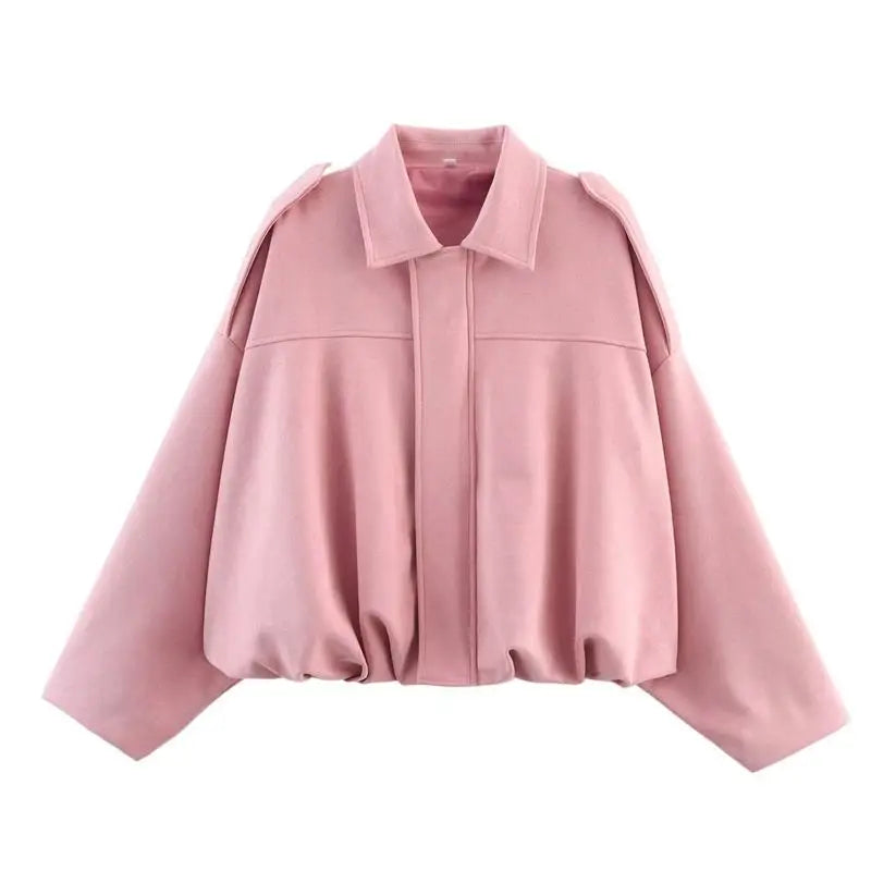 Jackets Autumn Women's 2025 New Outerwear Chic Elegant Loose Warm Women's Coat Street Youth Fashion Joker Coat Jacket
