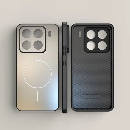 Luxury Magnetic Wireless Charging Case For XiaoMI 17 17Pro Max 15 15T 14T 14 POCO F7 F8 Pro Ultra Anti-Shock Protect Matte Cover