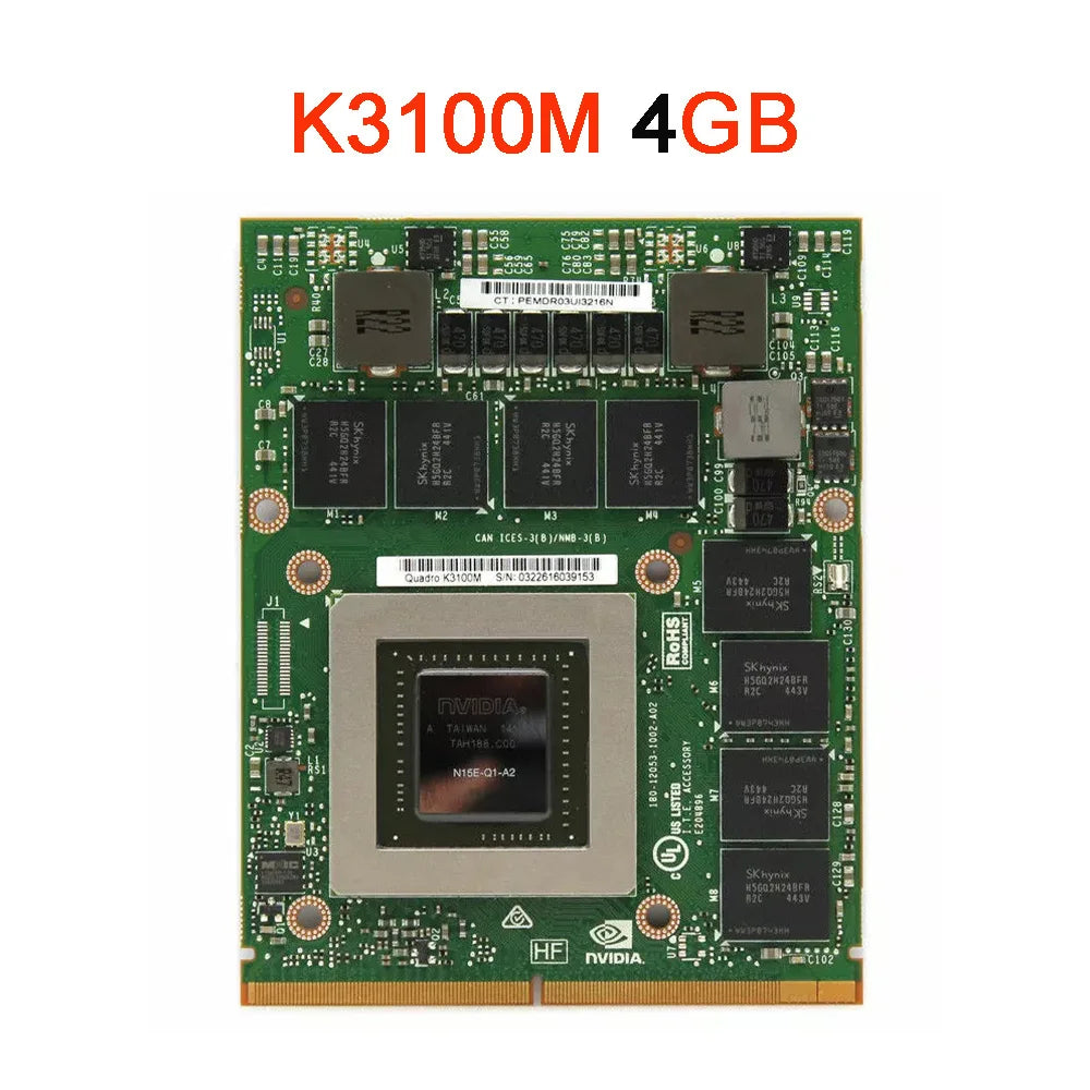 Quadro K3100 K3100M GDDR5 4GB N15E-Q1-A2 Grafikkarte mit X-Blende für Apple iMac A1312 27 Zoll (2010/2011)