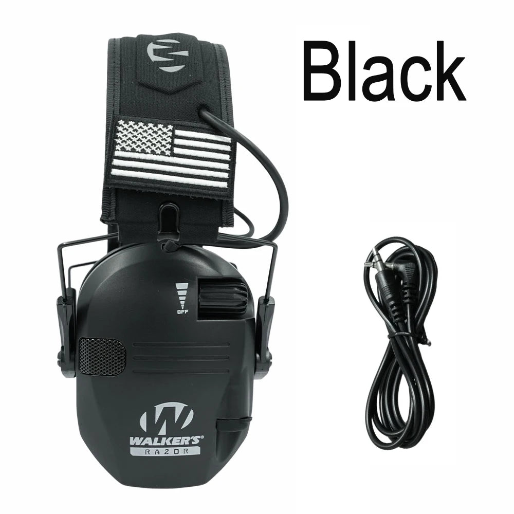 Earmuff Anti-noise Headphone Electronic Shooting Hearing Protection Headset Sound Amplification Foldable