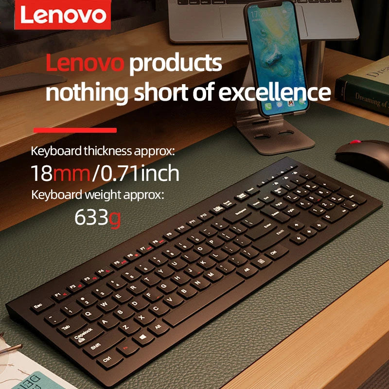 Lenovo Wired Keyboard with Red Trackpoint, USB Plug & Play, Scissor Switch Keys for Business Office Laptop Desktop