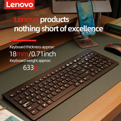 Lenovo Wired Keyboard with Red Trackpoint, USB Plug & Play, Scissor Switch Keys for Business Office Laptop Desktop