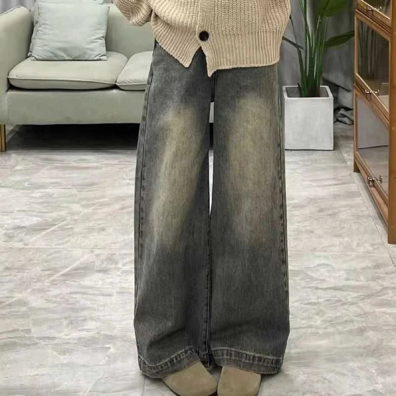 Womens Jeans Straight High Waist Slim Fit Stretch Denim Trousers Fashion Casual Comfortable Pants For Daily Wear Women's pants