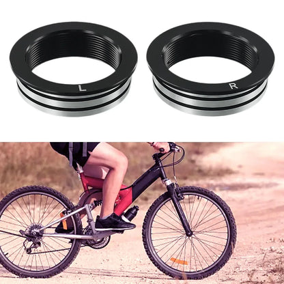 1 Pair Bike Bicycle Bottom Bracket Conversion Adapter BB30 To BSA Converter 42mm Aluminum Alloy Bottom Bracket Adapter