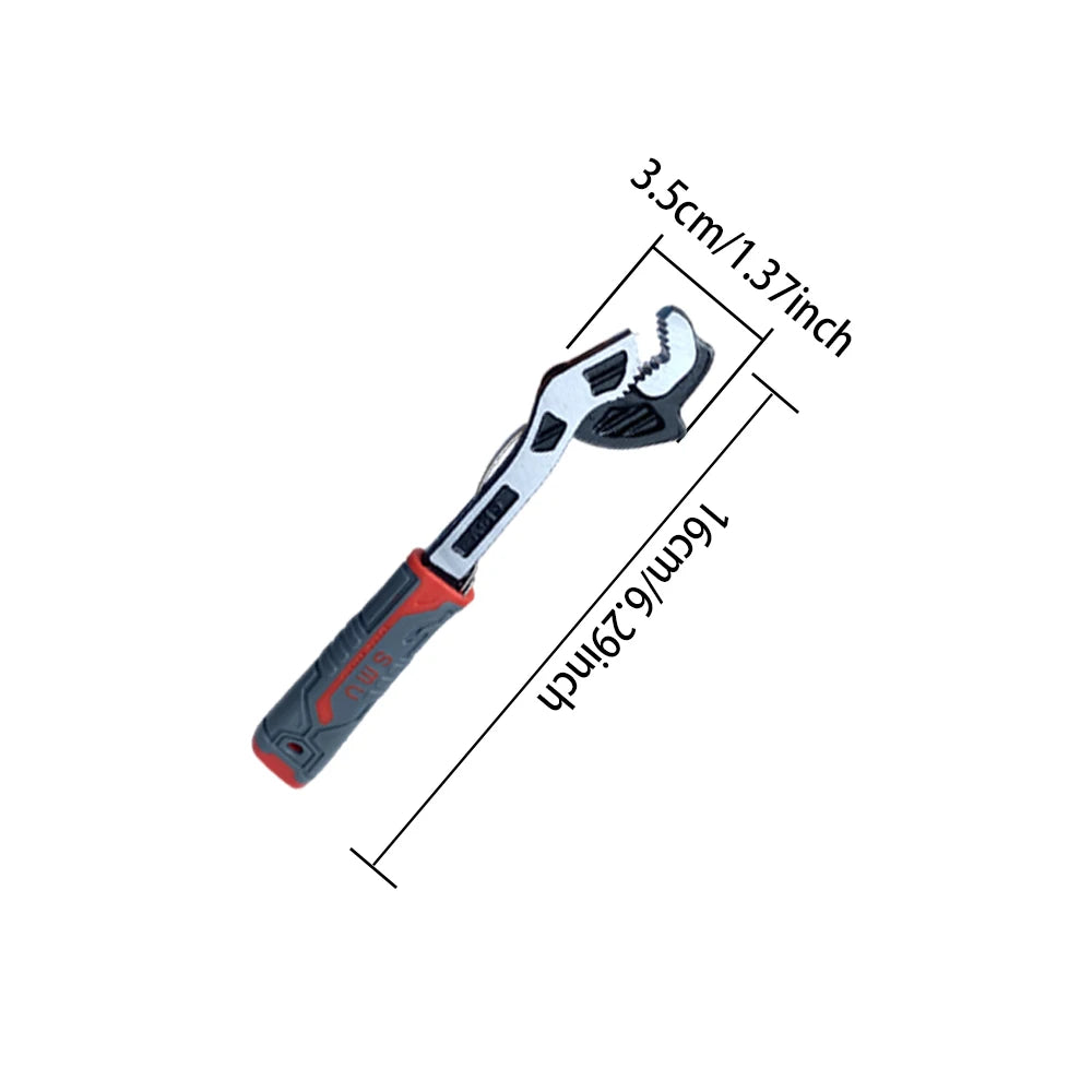 Multifunctional self-locking wrench adjustable wrench quick wrench adjustable pipe wrench plumber multifunctional hand tool