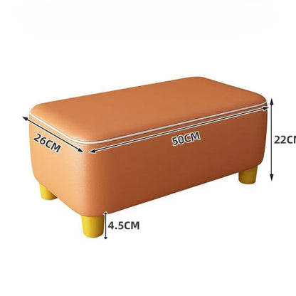 50CM Household Small Stool Sofa Low Stool Multi-Color Living Room Long Bench Shoe Changing Bedroom Furniture