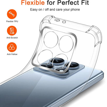Silicone Soft Shockproof Case For Xiaomi Xiaomi Mi 15S 15 14 14T 13 13T 12 12X 12T 12S 11 11T Pro Lite 5G Ultra Thin Clear Cover