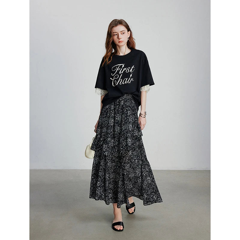TOYOUTH Women Skirt 2025 Summer New Skirt 8520002