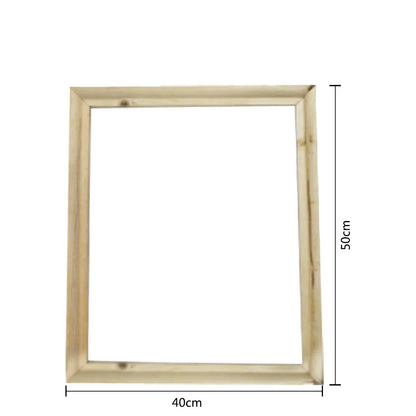 DIY Picture Canvas Oil Painting Frame Nature DIY Wood Frame Art Poster Painting By Numbers Photo Frame Craft Home Wall Art Decor