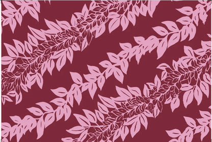 New Arrival Rayon Cotton Hawaiian Sarong Pareo Beach Wrap With Attractive Leaf Print for Women Trendy Versatile Bikini Cover-up