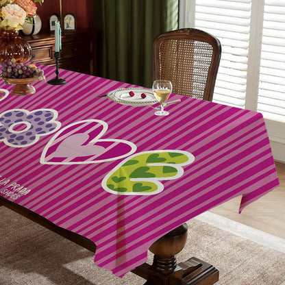 Agatha Ruiz De La Prada Home Tablecloths Dining Decoration And Rectangular Table Accessories Waterproof Cloth Anti-stain