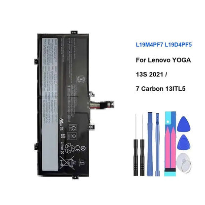 Laptop Battery For Lenovo Yoga 13S 2021 7 Carbon 13ITL 56476Mah High-Capacity L19M4PF7 L19D4PF5 Environmentally Friendly