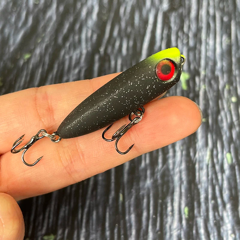 1 Stück 45 mm 3 g sinkender Bleistift-Angelköder Mini Popper Walking Dog künstlicher Hartköder Pesca Wobbler Swimbait Tackle Zubehör