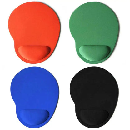 Mouse Pad with Wrist Support, Comfortable Mousepad with Smooth Wrist Rest Surface and Non-Slip PU Base for PC Laptop Office Home