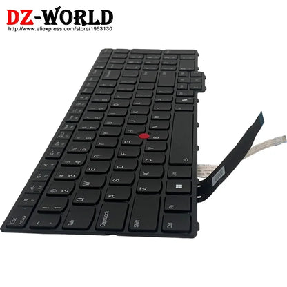Backlit Keyboard For Lenovo Thinkpad L16 Gen1 Gen2 T16 Gen3 Gen4 P16S Gen4 P16V Gen3 Laptop 5N21M40003 5N21Q49827