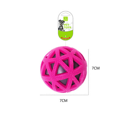 TPR Elastic Toy Ball for Pets Chewable Sound-making Nteractive and Dog Training Dog Interaction To Relieve Boredom Dog Supplies