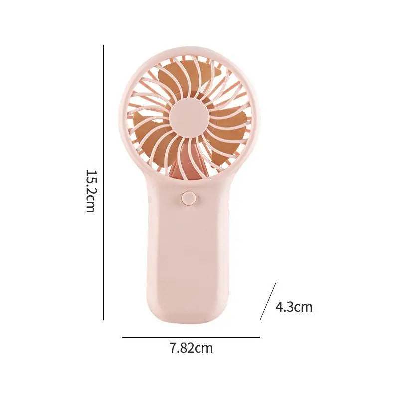 Portable Fan Creative Small Fan Pocket Hand-held Fan Lightweight Adjustable Cute Handheld Outdoor Fan Air Cooler Students Gift