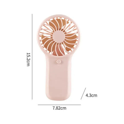 Portable Fan Creative Small Fan Pocket Hand-held Fan Lightweight Adjustable Cute Handheld Outdoor Fan Air Cooler Students Gift