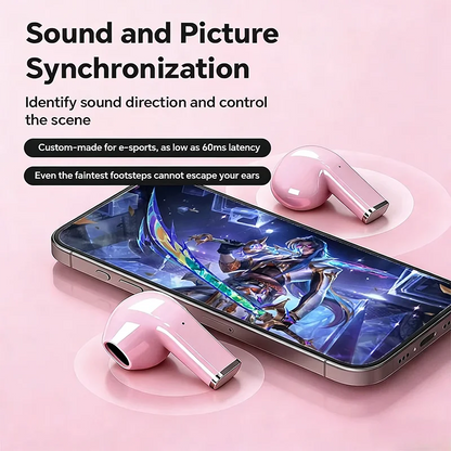 Original wireless earbuds, TWS Bluetooth earbuds, touch-screen sports earbuds, stereo earbuds, compatible with Android phones.