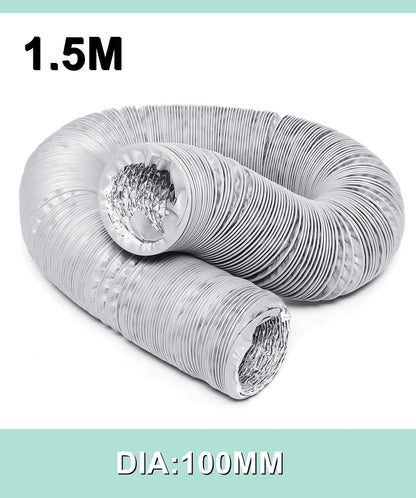 80mm/100mm/110mm/130mm/150mm Portable Air Conditioner Exhaust Vent Pipe Flexible Air Conditioner Exhaust Pipe Vent Hose Outlet