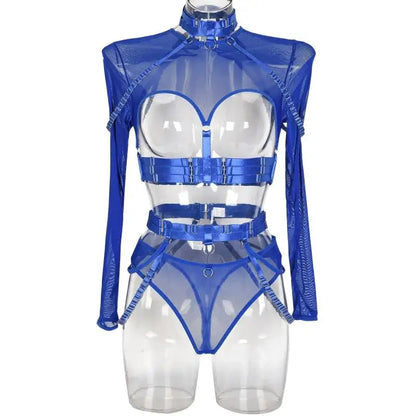 Bikini Fashion Sexy Three-Piece Suit Complex Strap Halter Waist Seal Nightclub Sexy Underwear