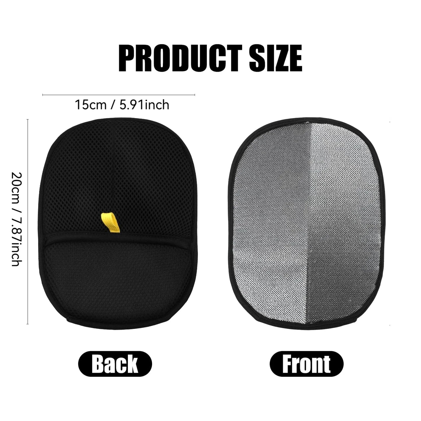 Pet Hair Removal Tool Reusable Static Removal Gloves Double-Sided Grooming Gloves for Pets Removes Pet Fur Hair for Carpets