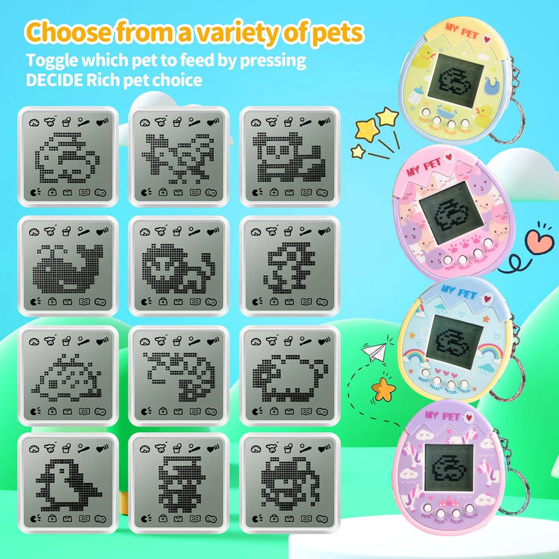 Electronic Pets Game Toys Virtual Nostalgic Virtual Cyber DigitalAnimals Toys For Kids Child