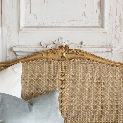 Furniture Sofa French Wood Carved Old Rattan Leisure Photography Single Sofa