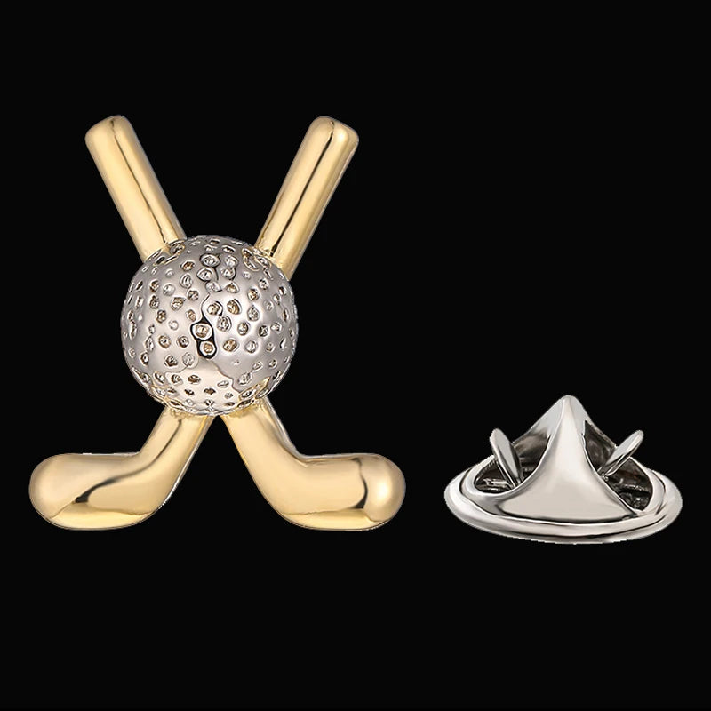 Classical men's women's brooch High-end collar pin Sports Golf Poker Trophy Lapel pin Hats scarves accessories jewelry gift