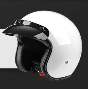 Motorcycle Retro Motorcycle Helmet Electric Vehicle Helmet Riding  3/4 Locomotive Helmet Motorcycle Equipments