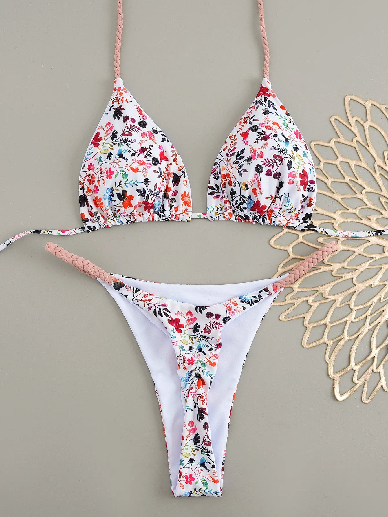 2025 Polka Dot Bikini Set Women Two Piece Swimwear - Flirty Sexy Instagram Beach Vacation Push Up Swimsuit