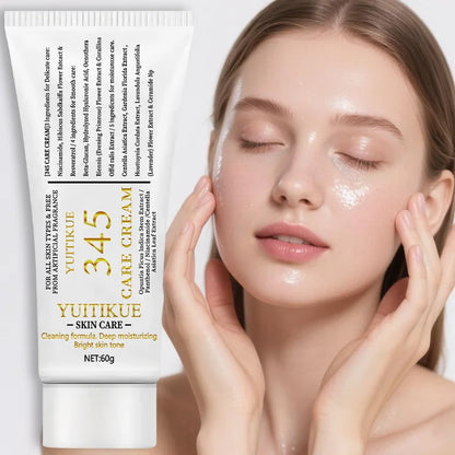 345 Care Cream 60g - Deeply Moisturizes, Tightens & Smoothes Skin, Light Non-Greasy, for All Skin Types, Fragrance-Free