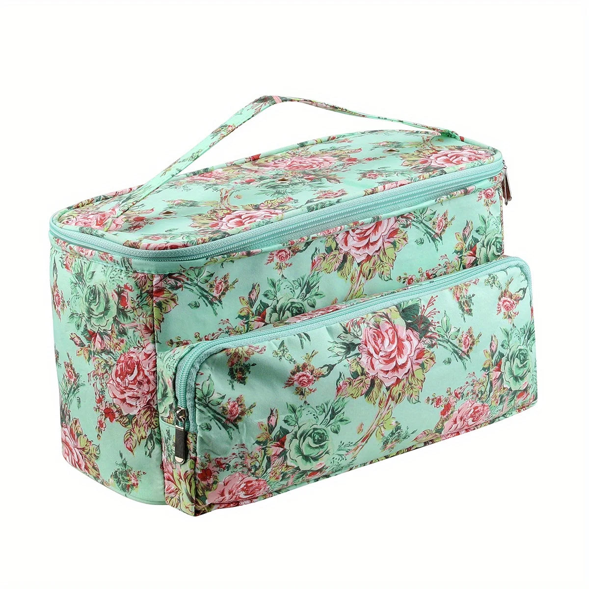 QZLKNIT Hot Sale Yarn Storage Bag with Dandel Waterproof Sewing Accessories Storage Bags Square Knitting Tote Bag Christmas Gift