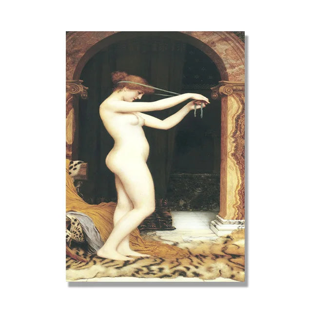 Canvas Painting Wall Art Famous Beautiful Sexy Woman Posters and Prints Picture For Bedroom Office Home Decor Cafe Cuadros