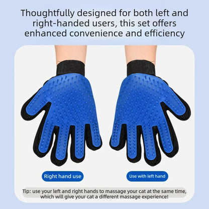 1/2× Pet Cat Grooming Glove Cat Hair Deshedding Brush Gloves Dog Comb for Cats Bath Hair Remover Clean Massage Brush for Animal