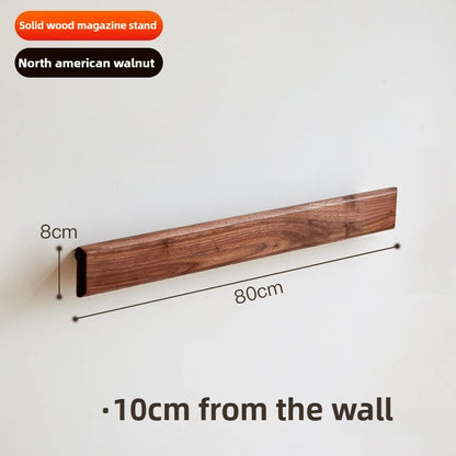 Living Room Wooden Wall Shelves Mount Storage Organization Magazines Wall Shelves Bedroom Walls Shelf Racks Home Decorations