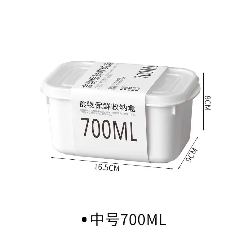 Food Storage Containers, Fresh Box, Kitchen Food Sealed Crisper Containers, Refrigerator Food Storage Containers