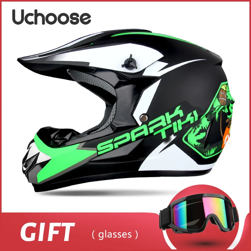 Full face motorcycle helmet for mountain bike  off-road  classic, MTB, racing, motocross, downhill, downhill