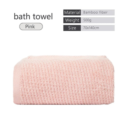 Bamboo Fiber Towels Sets Home Bath Towels for Adults Face Towel Thick Absorbent Luxury Bathroom Towels Hand Towels Quick Drying