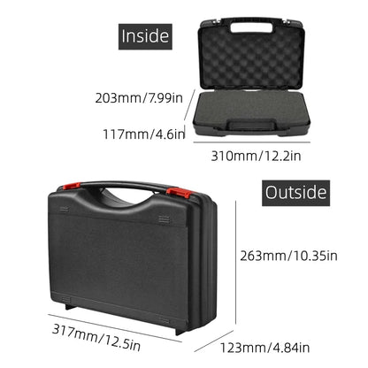 Suitcase Tool Box Professional With Spong Complete Toolbox Cases Portable Plastic Tool Case Safety Equipment Instrument Case