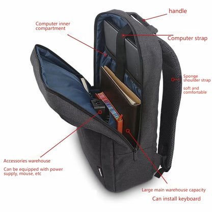 Lenovo B210 Backpack | 14 inch/15.6 inch Laptop Exclusive Significant Other | Shockproof and Pressure-Resistant